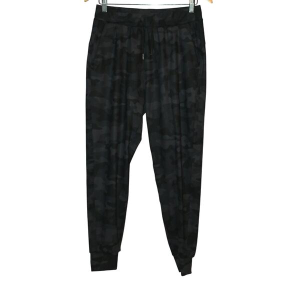 Libin Black Army Print Joggers Camouflage Size M - Picture 1 of 5